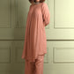 Zunera- Textured Cotton Co-ord Set Light Pink