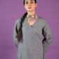 Kaneez : Cotton Anrakha style kurta and straight pant