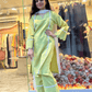 Saima: Classic casual/semi-formal Khadi Co-Ord set - INDSIDE
